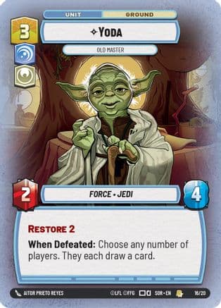 Yoda - Old Master — Spark of Rebellion: Weekly Play Promos