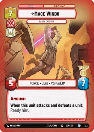 Mace Windu - Party Crasher (Top 8) — Organized Play Promos