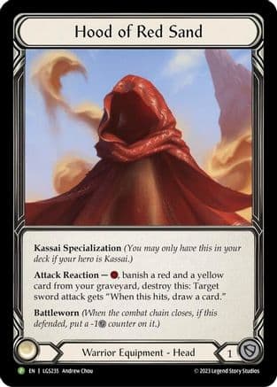 Hood of Red Sand - LGS235 — Flesh and Blood: Promo Cards