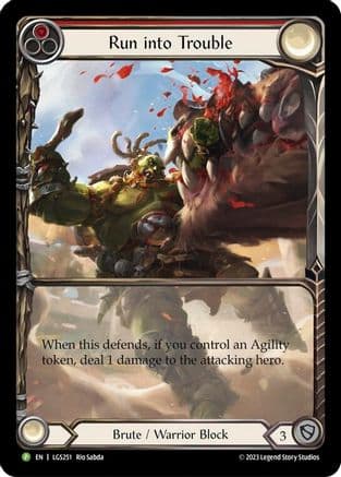 Run into Trouble - LGS251 — Flesh and Blood: Promo Cards