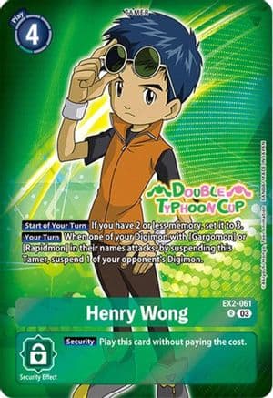 Henry Wong (Reprint) — Starter Deck 17: Double Typhoon Advanced Deck Set Pre-Release Cards