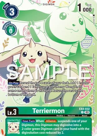 Terriermon (Spring Break Event 2024) — Alternative Being Booster