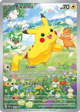 Pikachu - 088 — SV: Scarlet & Violet Promo Cards Pokémon TCG card by saino misaki