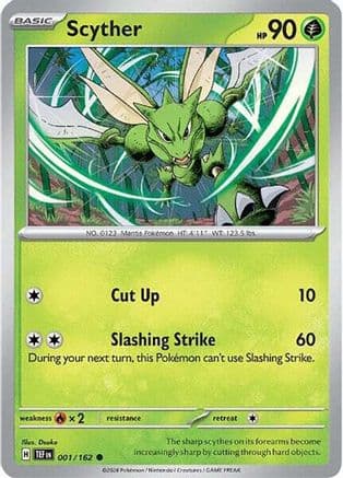 Scyther — SV05: Temporal Forces Pokémon TCG card by Dsuke
