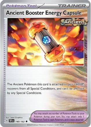 Ancient Booster Energy Capsule — SV05: Temporal Forces Pokémon TCG card by 5ban Graphics