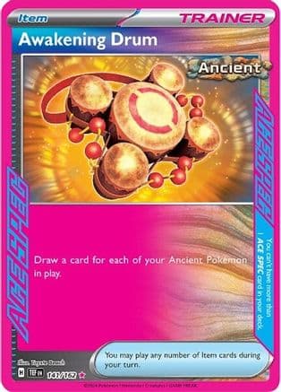 Awakening Drum — SV05: Temporal Forces Pokémon TCG card by Toyste Beach
