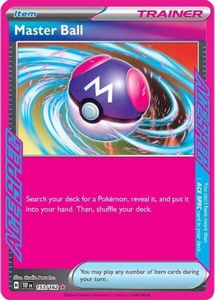 Master Ball — SV05: Temporal Forces Pokémon TCG card by Studio Bora Inc.