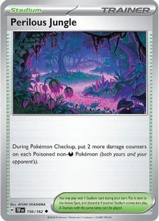 Perilous Jungle — SV05: Temporal Forces Pokémon TCG card by AYUMI ODASHIMA