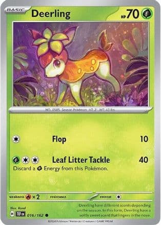 Deerling - 016/162 — SV05: Temporal Forces Pokémon TCG card by Rond