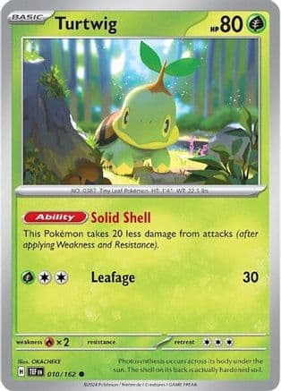 Turtwig — SV05: Temporal Forces Pokémon TCG card by OKACHEKE