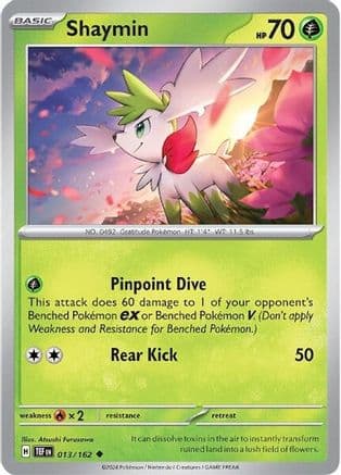 Shaymin — SV05: Temporal Forces Pokémon TCG card by Atsushi Furusawa