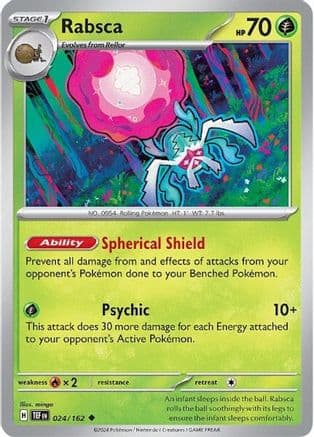 Rabsca — SV05: Temporal Forces Pokémon TCG card by mingo