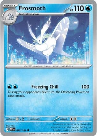 Frosmoth — SV05: Temporal Forces Pokémon TCG card by rika