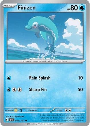 Finizen — SV05: Temporal Forces Pokémon TCG card by HYOGONOSUKE