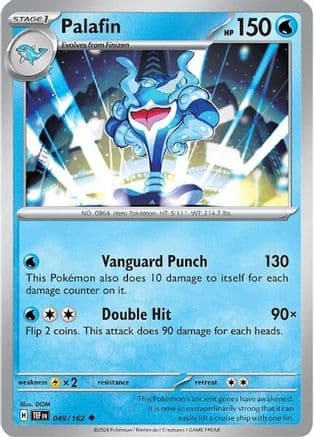 Palafin — SV05: Temporal Forces Pokémon TCG card by DOM