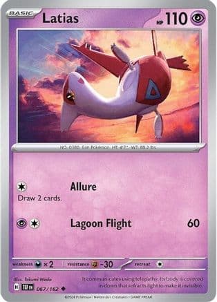 Latias — SV05: Temporal Forces Pokémon TCG card by Takumi Wada