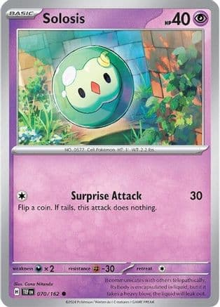 Solosis — SV05: Temporal Forces Pokémon TCG card by Cona Nitanda