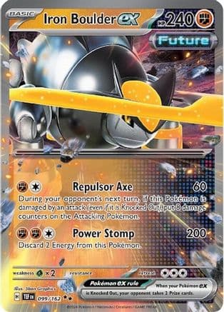 Iron Boulder ex - 099/162 — SV05: Temporal Forces Pokémon TCG card by 5ban Graphics