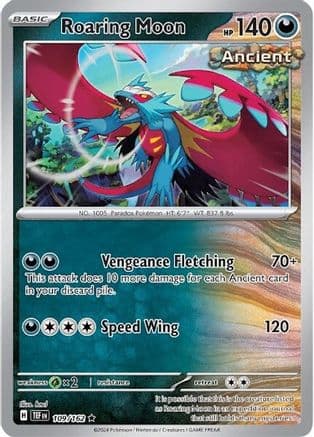 Roaring Moon — SV05: Temporal Forces Pokémon TCG card by hncl