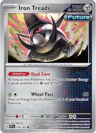 Iron Treads — SV05: Temporal Forces Pokémon TCG card by Tonji Matsuno