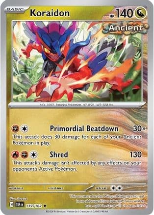 Koraidon — SV05: Temporal Forces Pokémon TCG card by Teeziro