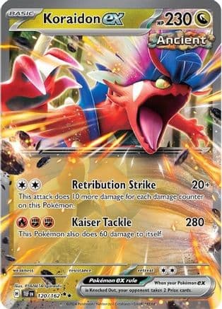 Koraidon ex — SV05: Temporal Forces Pokémon TCG card by PLANETA Igarashi