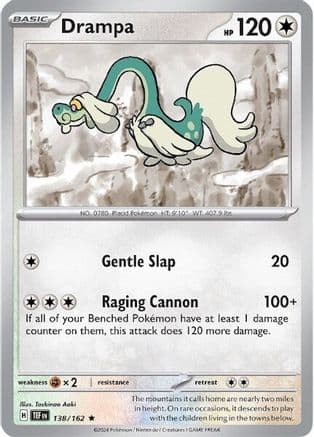 Drampa - 138/162 — SV05: Temporal Forces Pokémon TCG card by Toshinao Aoki
