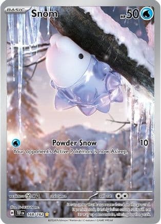 Snom - 168/162 — SV05: Temporal Forces Pokémon TCG card by N-DESIGN Inc.