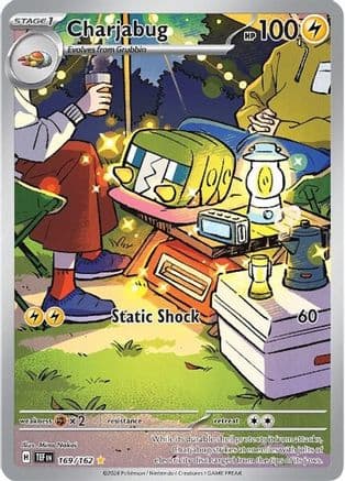 Charjabug - 169/162 — SV05: Temporal Forces Pokémon TCG card by Mina Nakai