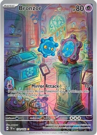 Bronzor - 170/162 — SV05: Temporal Forces Pokémon TCG card by sowsow