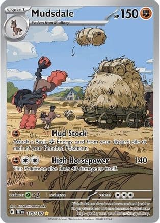 Mudsdale - 175/162 — SV05: Temporal Forces Pokémon TCG card by MINAMINAMI Take