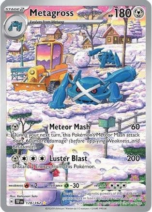Metagross - 178/162 — SV05: Temporal Forces Pokémon TCG card by Katsunori Sato