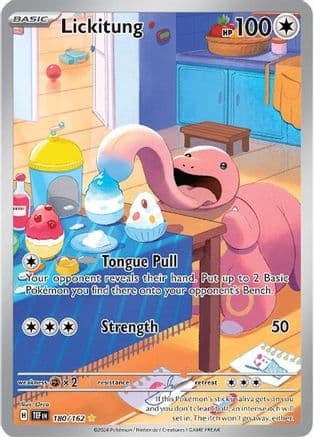 Lickitung - 180/162 — SV05: Temporal Forces Pokémon TCG card by Orca