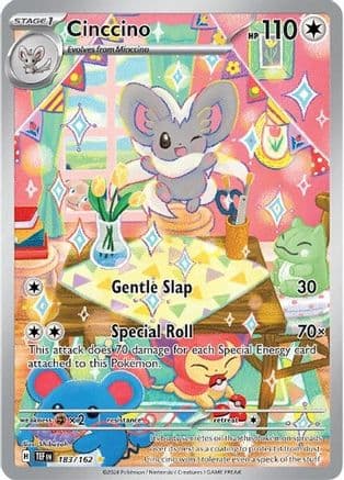Cinccino - 183/162 — SV05: Temporal Forces Pokémon TCG card by Shibuzoh.