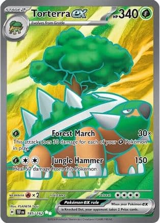 Torterra ex - 185/162 — SV05: Temporal Forces Pokémon TCG card by PLANETA Tsuji