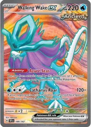Walking Wake ex - 189/162 — SV05: Temporal Forces Pokémon TCG card by takuyoa