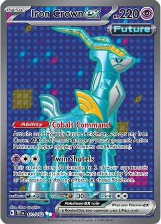 Iron Crown ex - 191/162 — SV05: Temporal Forces Pokémon TCG card by 5ban Graphics