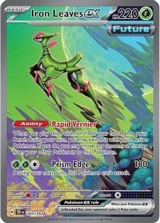 Iron Leaves ex - 203/162 — SV05: Temporal Forces Pokémon TCG card by nagimiso