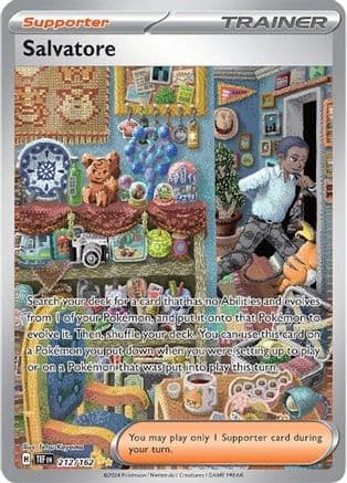 Salvatore - 212/162 — SV05: Temporal Forces Pokémon TCG card by Tetsu Kayama