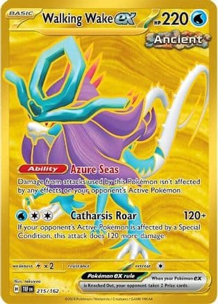 Walking Wake ex - 215/162 — SV05: Temporal Forces Pokémon TCG card by takuyoa