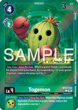 Togemon (2024 Regionals Finalist) — Blast Ace