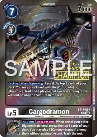 Cargodramon (2024 Regionals Champion) — Blast Ace