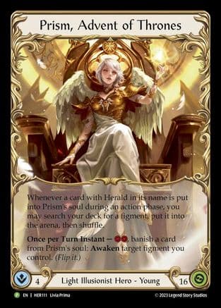 Prism, Advent of Thrones - HER111 — Flesh and Blood: Promo Cards