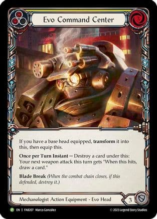 Evo Command Center - FAB207 — Flesh and Blood: Promo Cards