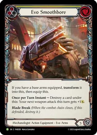 Evo Smoothbore - FAB209 — Flesh and Blood: Promo Cards