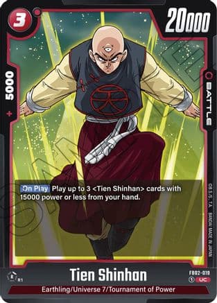 Tien Shinhan - FB02-019 — Blazing Aura