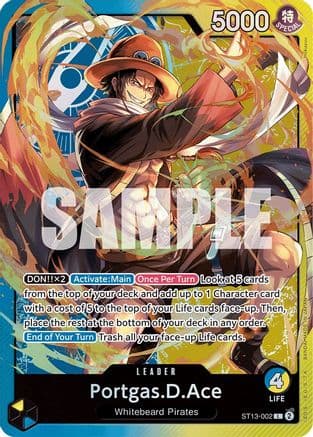 Portgas.D.Ace (002) — Ultra Deck: The Three Brothers