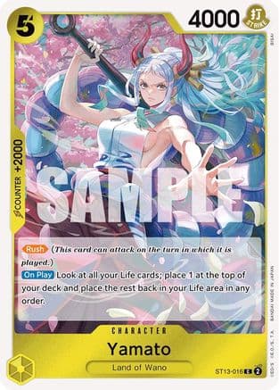 Yamato — Ultra Deck: The Three Brothers One Piece Card Game card by BISI