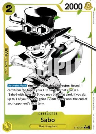 Sabo (007) (Parallel) — Ultra Deck: The Three Brothers