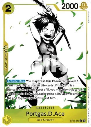 Portgas.D.Ace (010) (Parallel) — Ultra Deck: The Three Brothers